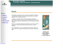 Tablet Screenshot of maranatha-consulting.com